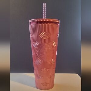 New Starbucks Rainbow Print 24oz Tumbler